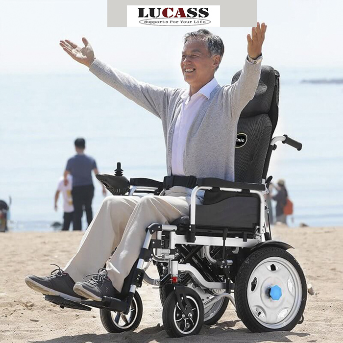 Xe lăn điện đa năng lucass JAZZ-S50 cao cấp